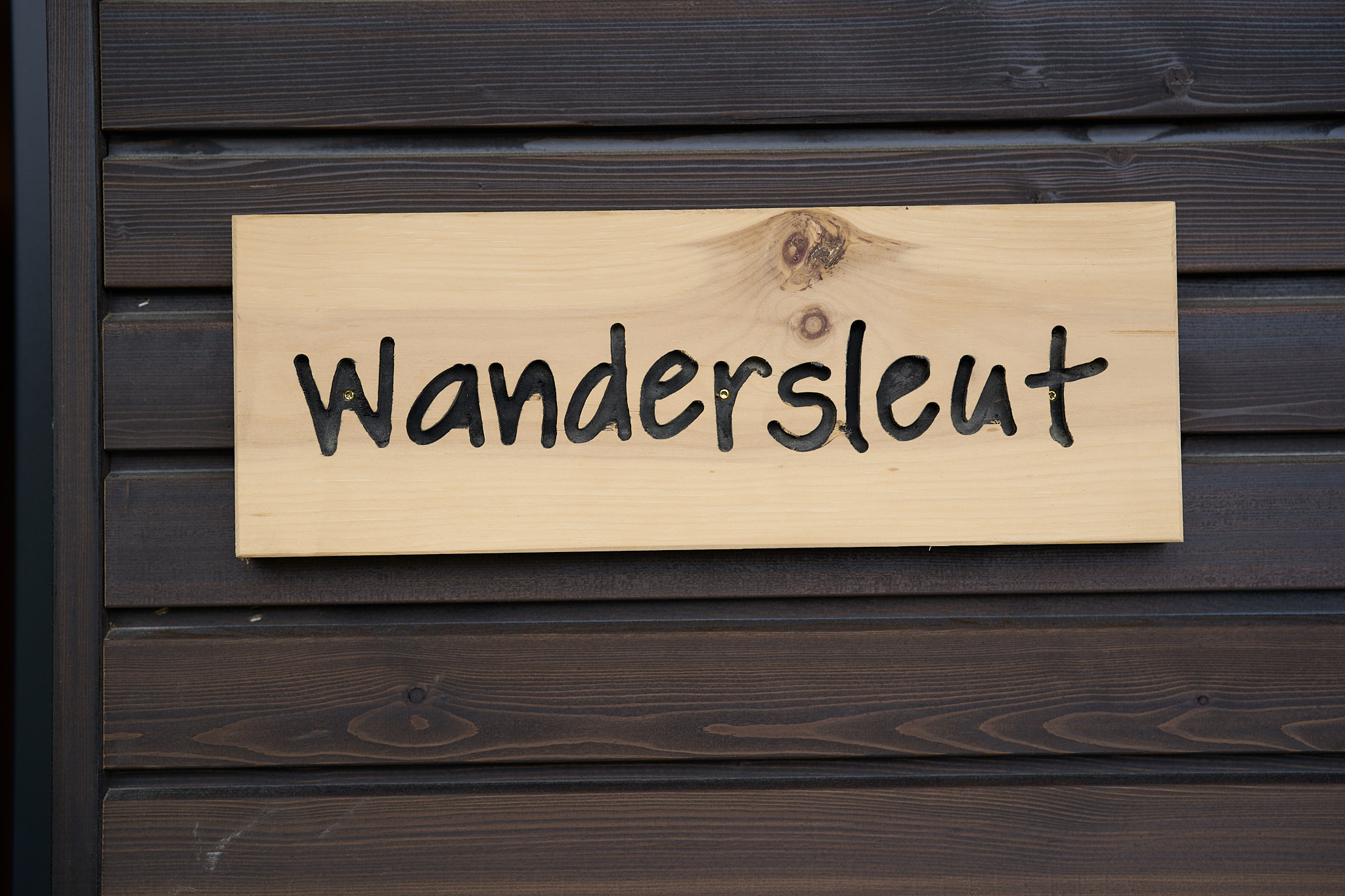 Holzschild Wandersleut