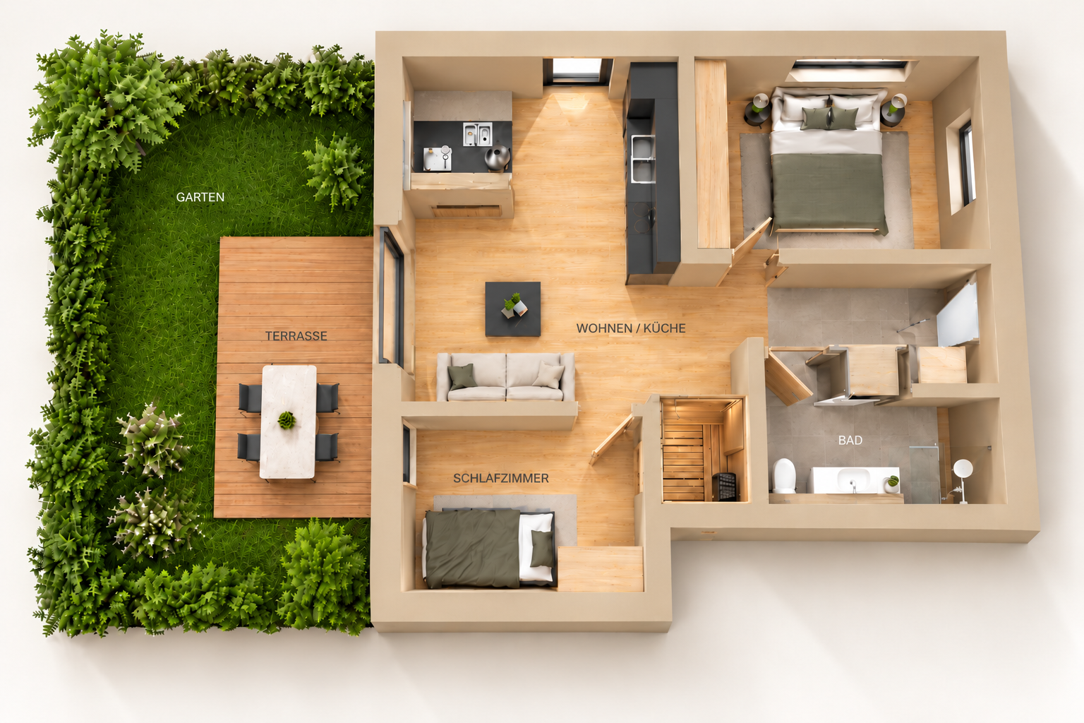 Grundriss Zwoa – Alpinstars
